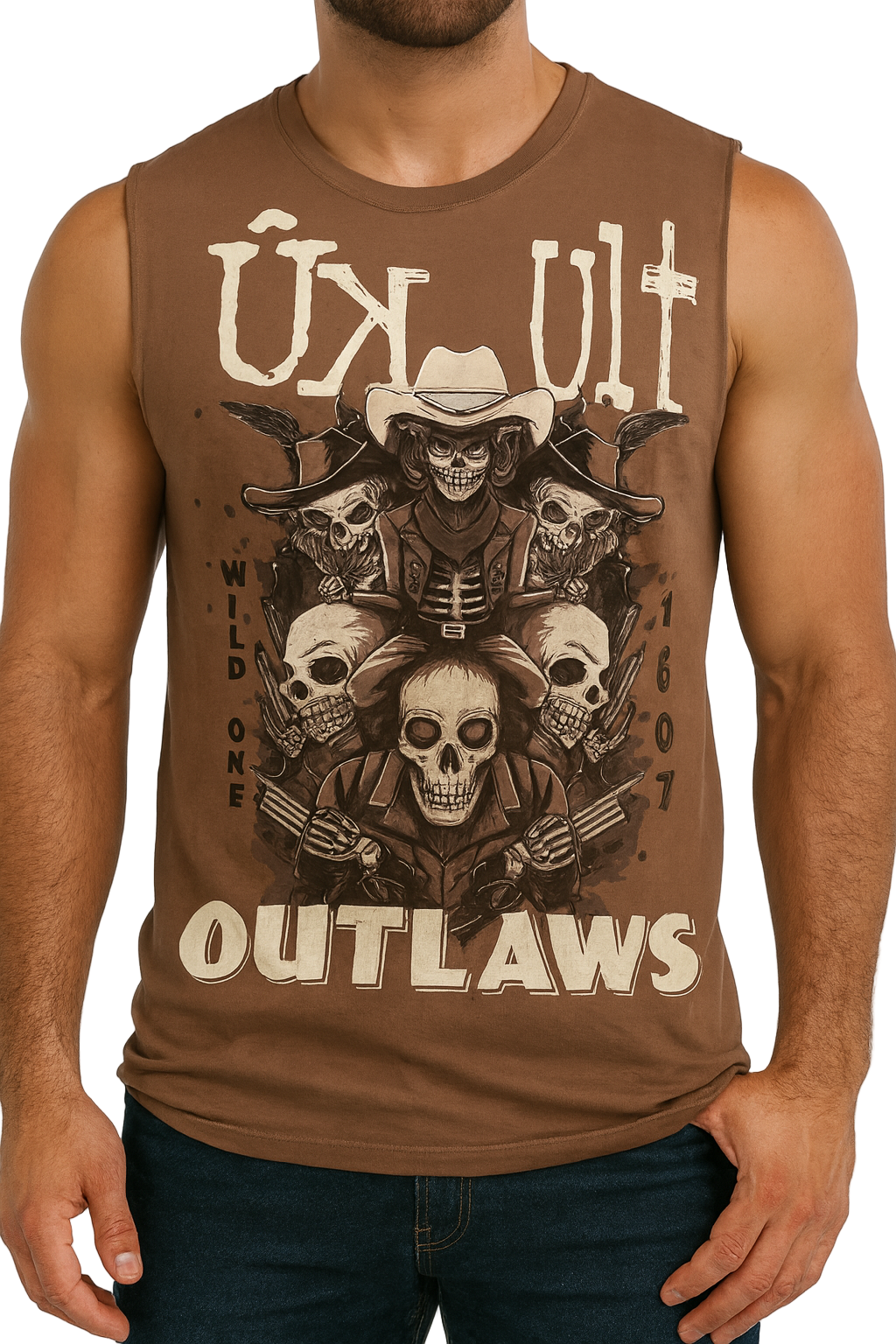 Outlaws Wild Sleeveless Tee