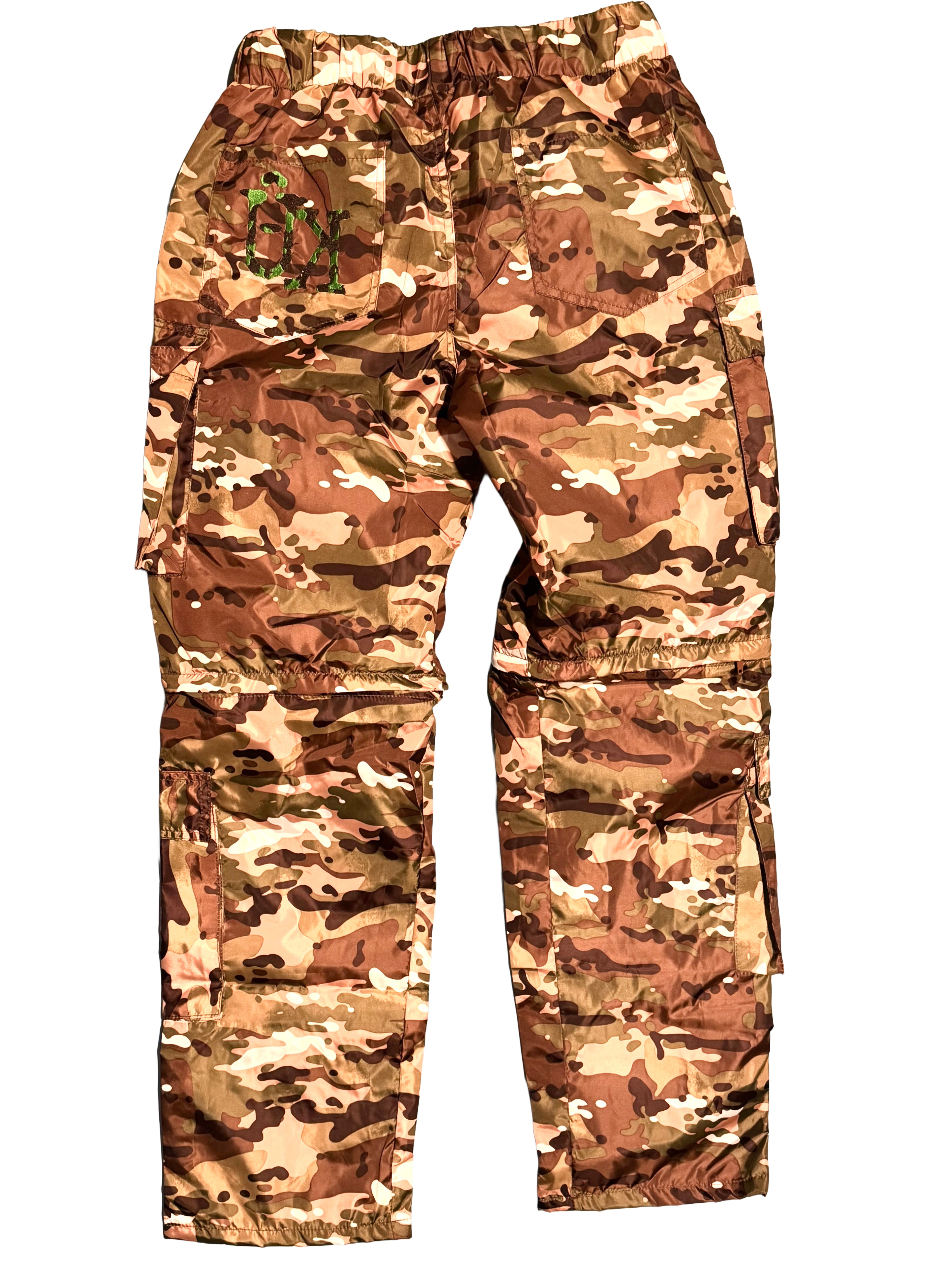 F25 Nylon Cargo Ports (Pants/Shorts) (Camo Brown)