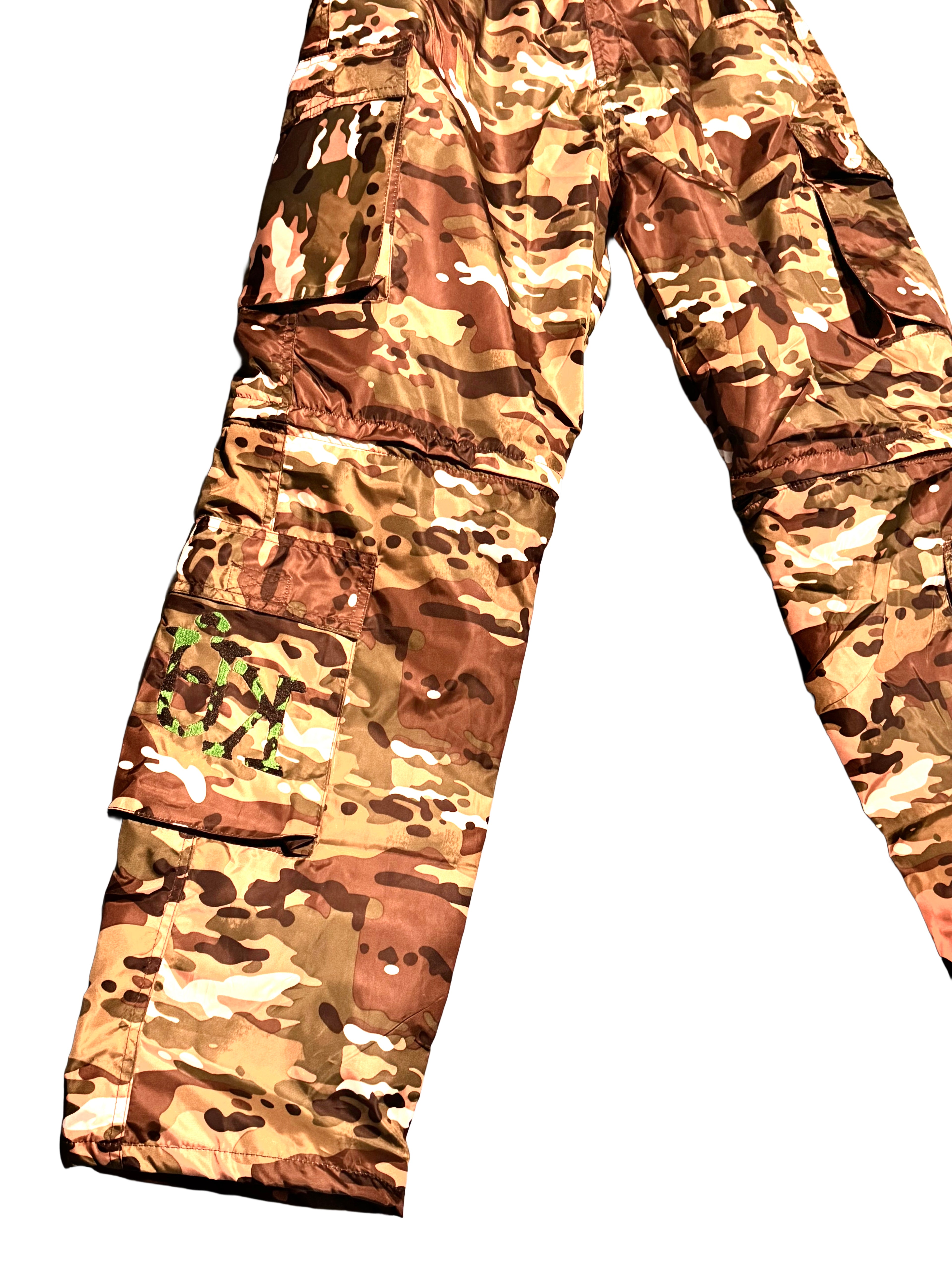 F25 Nylon Cargo Ports (Pants/Shorts) (Camo Brown)