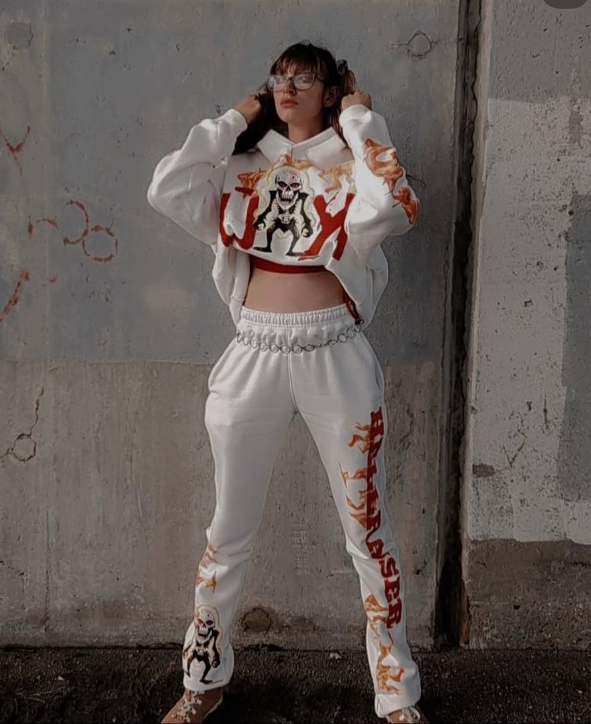 Skely Hoodie (White)