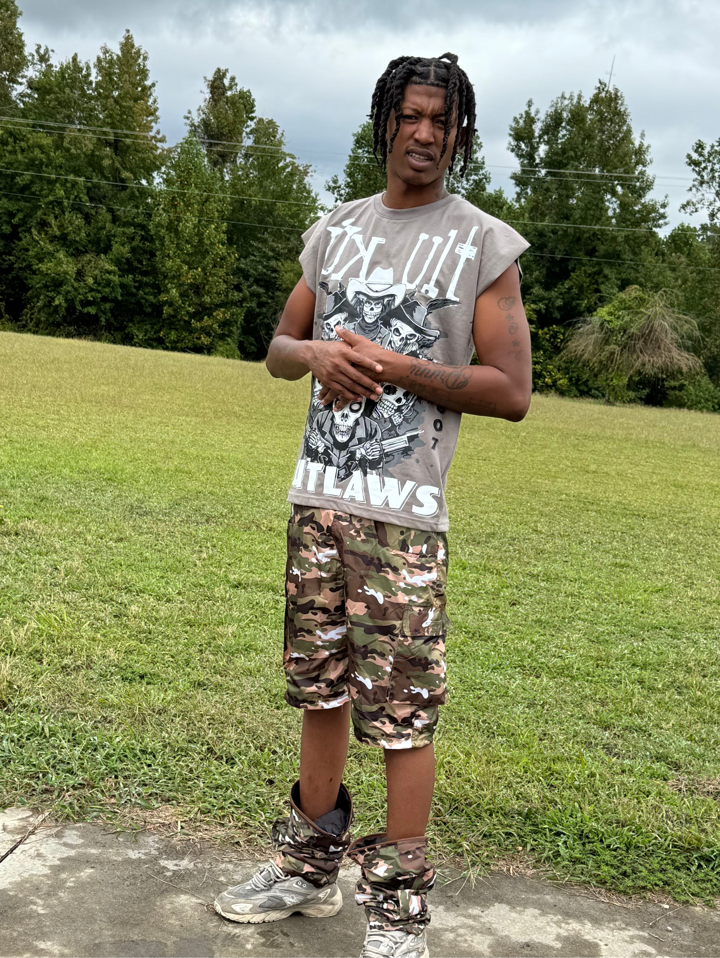 F25 Nylon Cargo Ports (Pants/Shorts) (Camo Brown)