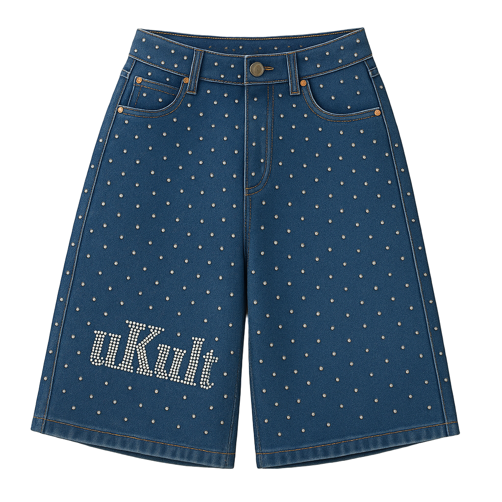 Spark Denim Shorts (Blue)
