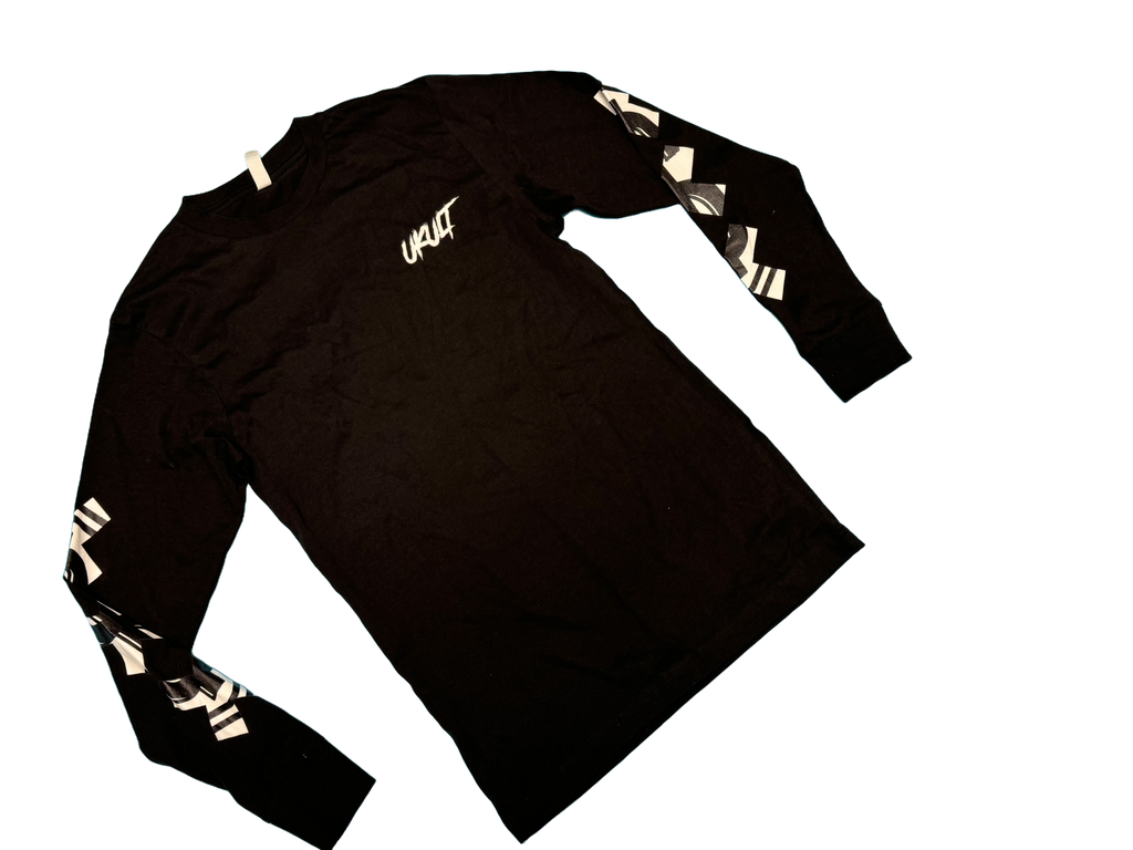 Whiteout $ Longsleeve Tee (Black)