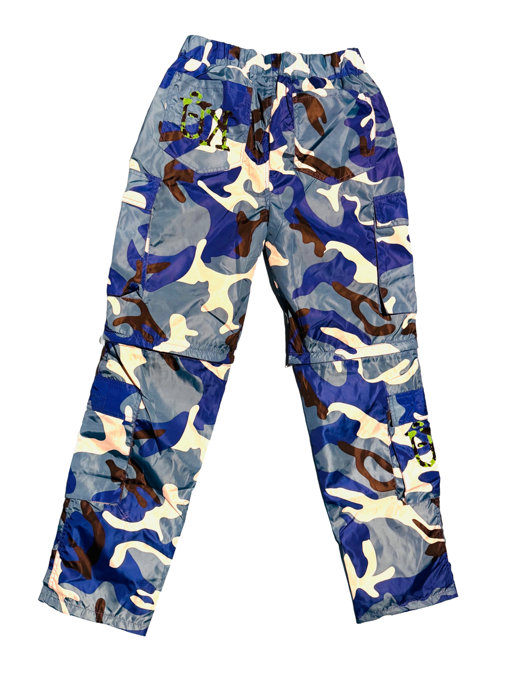 F25 Nylon Cargo Ports (Pants/Shorts) (Camo Blue)
