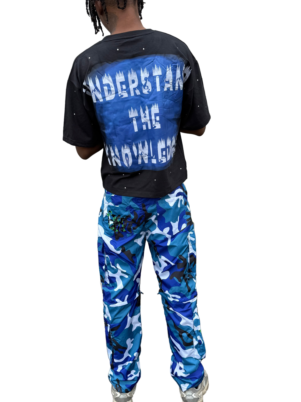 F25 Nylon Cargo Ports (Pants/Shorts) (Camo Blue)