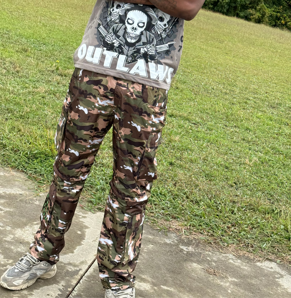 F25 Nylon Cargo Ports (Pants/Shorts) (Camo Brown)