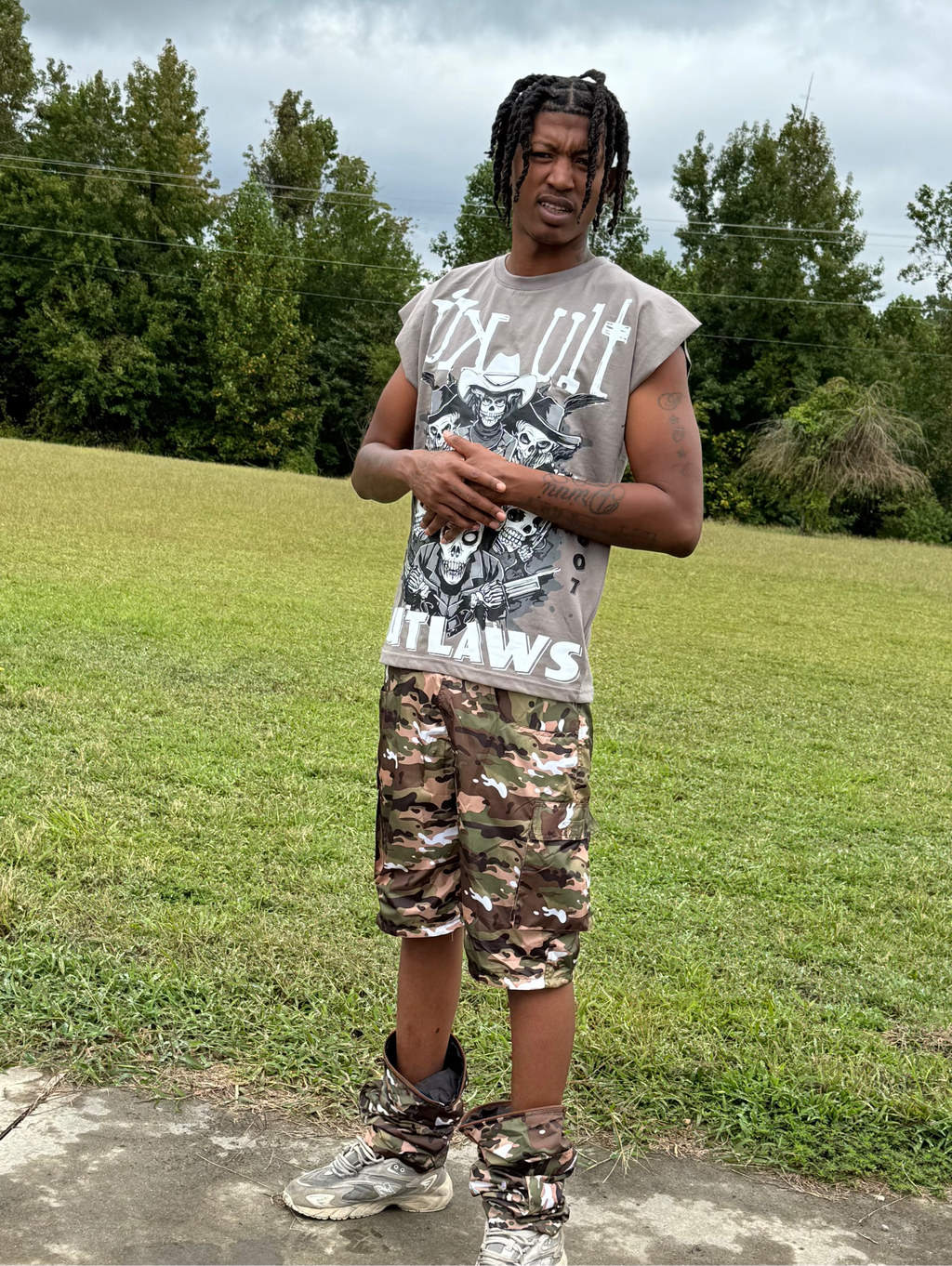 F25 Cargo Ports (Pants/Shorts) (Camo Brown)