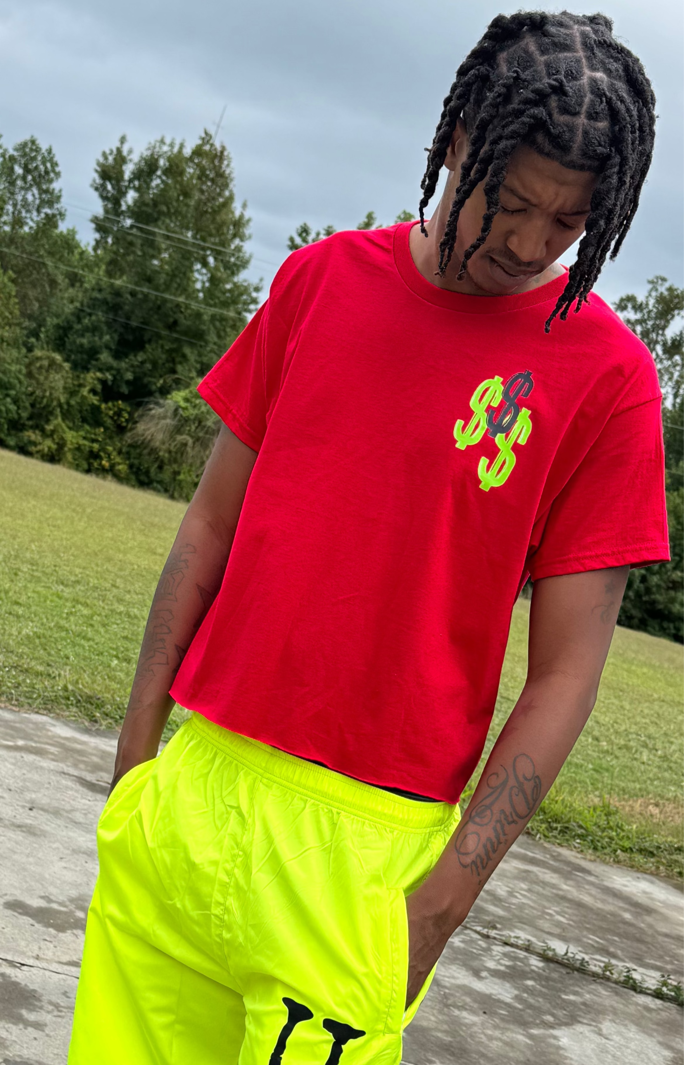 Every New Day $ 2.0  T-Shirt (Red)