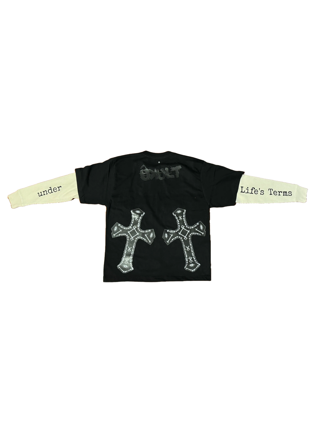 Cross Out Thermal Longsleeve Shirt