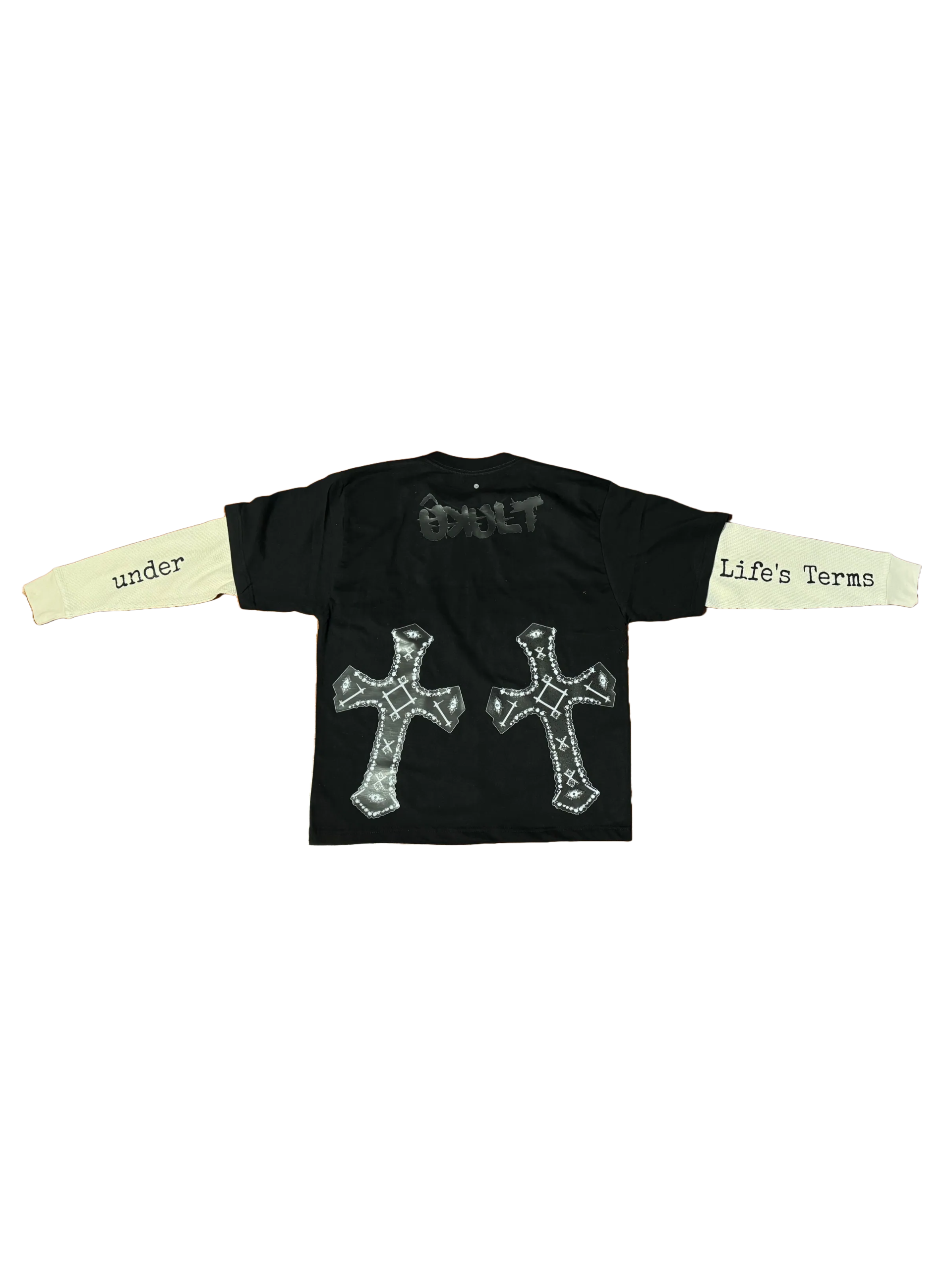 Cross Out Thermal Longsleeve Shirt