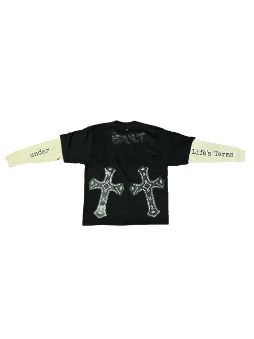 Cross Out Thermal Longsleeve Shirt